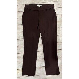Coldwater Creek Natural Fit Knit Comfortable Brown Pullon Pants Women's P/S, P8